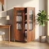 Denzo Wooden Bookshelf for Home, Office & Study Room Storage
