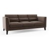 Lewis Sofa (Colour : Daschund Brown, Cushion : Hard, Seater : 3+2)