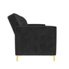 Novelle 3 Seater Click-Clack Sofa cum Bed  in Dark Grey Colour