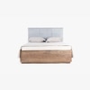 Toshi Solid Wood King Hydraulic Bed in Grey Colour