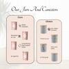 Exquisite Floral Jars And Canister Set Of 4 For Tea Coffee Sugar And Namkeen
