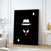 The Castle Decor Minimalist Mafia Style Wall Art Framed Painting 20x30 Inch