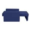 Barato  Pull Out Sofa cum Bed  in Navy Blue Colour