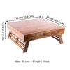 Bradford Sheesham Wood Coffee Table In Teak Finish
