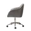 Doe Buck Colm Modern Grey Leatherette Office Chair