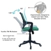 Ddeasirea Mid Back Ergonomic Chair in Dark Green Colour