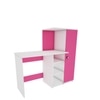 Marvel Study Table In Frosty White And Pink