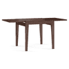 Murphy 4-To-6 Extendable - Lawson 6 Seater Dining Table Set (Colour- Dark Brown , Finish- Dark Walnut)
