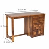 Sisi Sheesham Wood  Study Table in Teak Finish