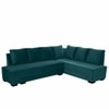 Melo 3 Seater Fold Out Sofa cum Bed in Teal Colour