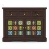 Azul Solid Wood Sideboard in Brushed Walnut Finish