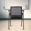 Kepler Brooks Avanta Visitor Chair Without Wheels in Black Colour