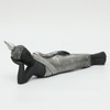 Aum Polyresin Figurine in Matte Black Colour