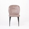 Cotton Fabric Dining Chair in Pink Colour
