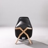 Kepler Brooks Valente Cafeteria Dining Chair in Black Colour