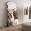 The Artment Gold Meander Unbreakable Floor Mirror For Home (180 X 80 CM)