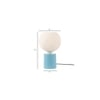 Bixa Blue Table Lamp