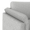 Diana 3 Seater Fabric Sofa In Grey Colour