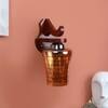 Eliante Tavrix Red Wood Wall Light With E27 Holder In Brown Colour