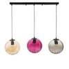 Frances 3 Light Malti Color Glass Hanging Pendant Light