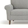 Oxford 3 Seater Fabric Sofa in Vapour Grey Colour