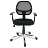 Ruffina Low Back Office Mesh Chair (Black)