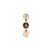 Caleb Amber Thumb Pressed Wall double Glass Sconce