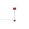Earvin Maroon Cotton Shade Floor Lamp