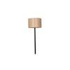 Frost Beige Jute Floor Lamp with Solid Wood