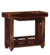 Lifty Solid Wood Bar Trolley in Provincial Teak Finish