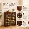 Rangrez Sheesham Wood Bar Cabinet in Provincial Teak Finish