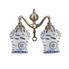 Devansh Metal Electric Wall Light in Multi Colour with Multi Shade Count of 2 Lights