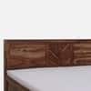 Carvia Box Storage Solid Wood Bed King Size in Provincial Teak Finish