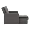 Darwin Sectional Sofa cum Bed - Color - Grey