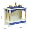 D'Dass Sheesham and Mdf Wooden Home Temple For Pooja Mandir For Home
