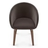 Meryl Lounge Chair in Dark Grey Colour