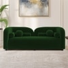 Homro Velvet 2 Seater Sofa in Green Colour