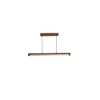 Slimline 48 Baton Brown Solid Wood Single Hanging Light