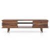 Parker Solid Wood Free Standing TV Unit in Teak Finish