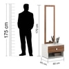 Dimora Dressing Table in Frosty White Finish