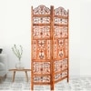 Jolanta Solid Wood 4 Panel Room Divider