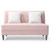 Seltos Fabric Sofa - Pink