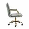 Doe Buck Marlon Modern Sage Faux Leather Office Chair
