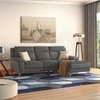 Emila Right Aligned Three Seater Sectional Recliner in Grey Colour