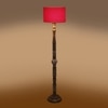 Devansh Wooden Floor Lamp