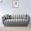 Exalt Fabric Sofa (Grey)
