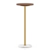 Spritz Metal Drink Table in Gold Finish