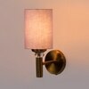 Devansh Metal Electric Wall Light in Gold Colour with Grey Shade Count of 1 Light