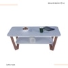 Amy Coffee Table in Frosty White Finish