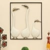W-Zenith Abstract Metal Wall Decor in Multicolor Set of 1